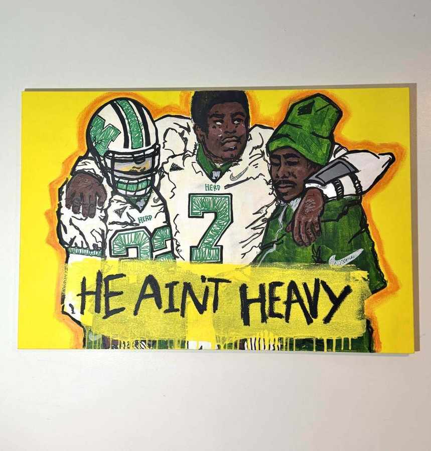 He's My Brother commissioned painting by Ellen Chambers