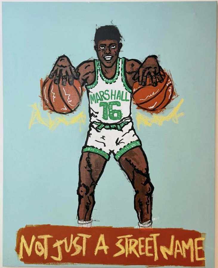 Not Just a Street Name commissioned painting by Ellen Chambers